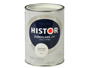 2x Lak Zijdeglans, Histor, perfect finish, leliewit, 1.25l