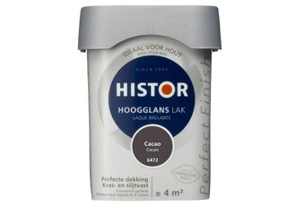 Ca. 20x Lak Hoogglans, Histor, perfect finish, cacao, 250 ml