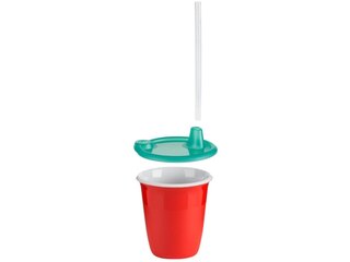 Ca. 20x Kinderdrinkbeker, Trudeau, 0581602 dierenmotief, rood, 250 ml