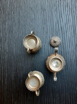 3x Miniatuur kaststel