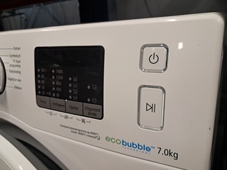 Wasautomaat 7.0 KG, Samsung ECO BUBBLE A++, WF70F, Zwart, 2026