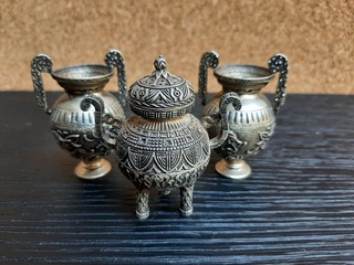 3x Miniatuur kaststel