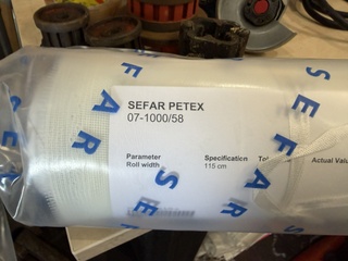 Rol industriële filterdoek / zeefdoek, Sefar, Petex 07-1000/58