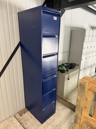2x Ladekast, blauw