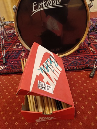 Ca. 60x Houten drumsticks