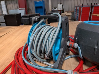 2x Slanghaspel met waterslang O.a. Gardena