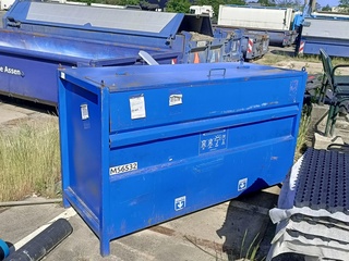Opslagbak, blauw