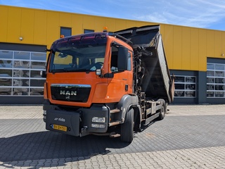 Vrachtwagen met autolaadkraan en kipperbak, MAN, TGS 18.320 4X4H BL