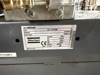 Compressor Atlas Copco, LE3-10 S90TM