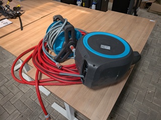 2x Slanghaspel met waterslang O.a. Gardena