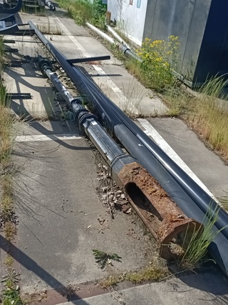 Authentieke lantaarnpaal