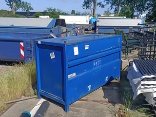 Opslagbak, blauw