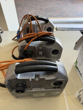 3x Extrusielastoestellen voor kunststof Munsch
