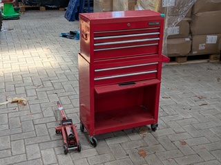 Garagekrik 2 ton met gereedschapswagen O.a. Maxxstore