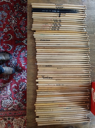Ca. 60x Houten drumsticks