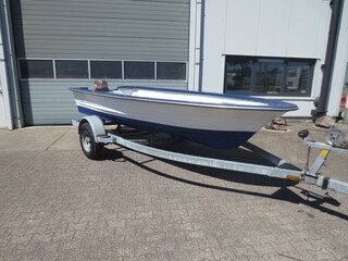 Motorboot incl. Mariner 15 pk buitenboordmotor en trailer, Rana, 17, W