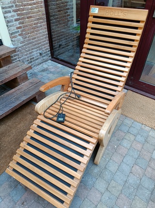 Wellness stoel met infrarood lampen Holl’s