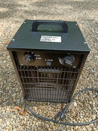 Kleine elektrisch kachel