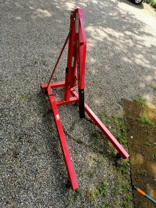 Hydraulische hef inrichting, rood