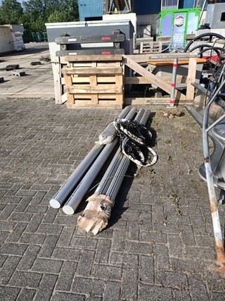 2x Set volleybal paal met net