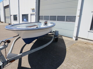 Motorboot incl. Mariner 15 pk buitenboordmotor en trailer, Rana, 17, W
