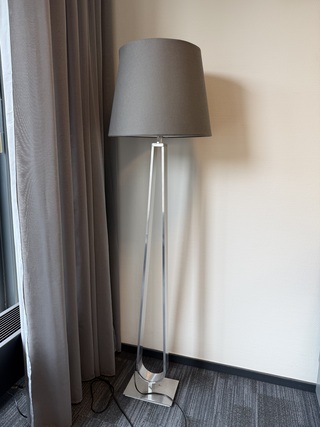 2x Schermerlampen, grijs