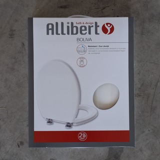 4x Toiletzitting, Allibert, Wit