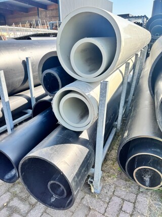 Ca. 10x HDPE en PE buizen