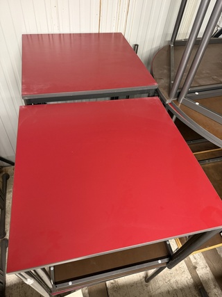 6x Tafels, Vepa, rood