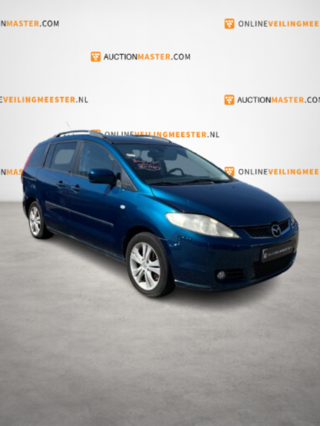 Personenauto, Mazda, 5, 1.8 Executive, Blauw, 2005