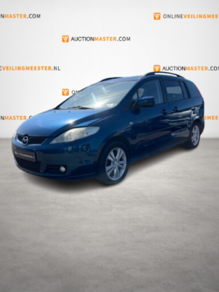 Personenauto, Mazda, 5, 1.8 Executive, Blauw, 2005