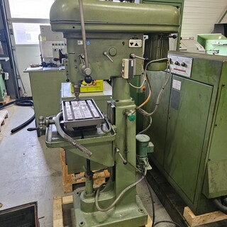 Glasboormachine, groen