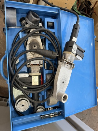 2x Elektrische moflasmachine / kunststof buislasmachiune, Ritmo, R 63