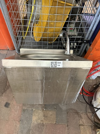 RVS wand hangende handwasbak