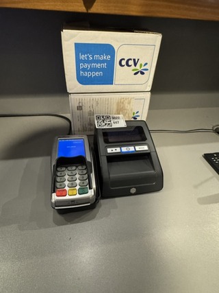 Pinautomaat en geldtester Verifone, VX820