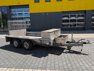 Tandemas aanhanger machinetransporter, Ifor Williams Trailers, GX, 200