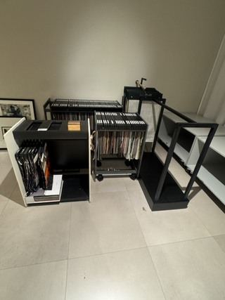 6x Kar met monstermateriaal