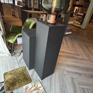 2x Display blok, zwart