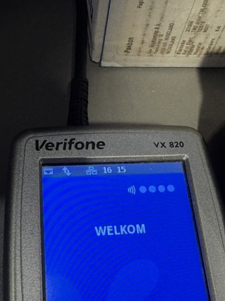 Pinautomaat en geldtester Verifone, VX820