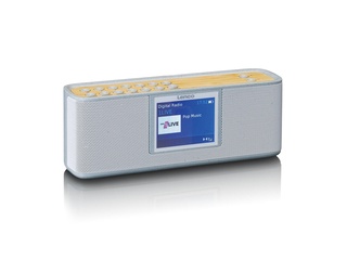 Lenco PDR046GY  Eco DAB Radio met Bluetooth Wit/Bamboe