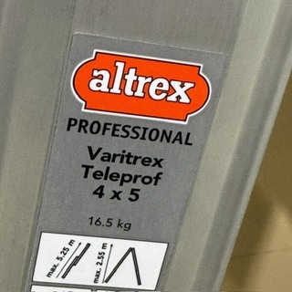 Vouwladder Altrex Professional, Varitrex Teleprof, 4×5 treden
