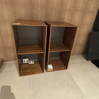 2x Hangkast, hout