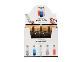 Creativ Water Bottle van glas in Display