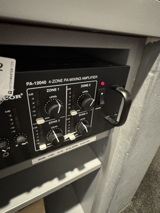Versterker met microfoon Monacor, PA-12040