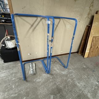 2x Afvalzakhouder, blauw