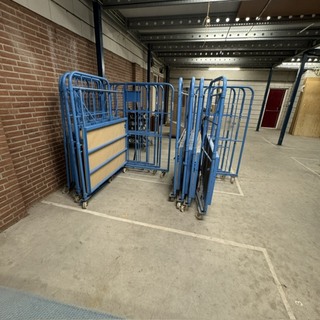8x Meubeltransport kar Cordes, blauw