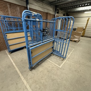 8x Meubeltransport kar Cordes, blauw