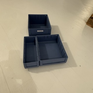 Ca. 110x Magazijnbak, blauw