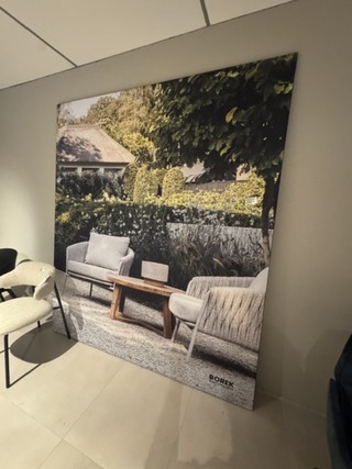 Textielframe met peesdoek Borek