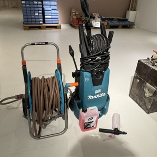 Hogedrukspuit en slanghaspel Makita, HW1300